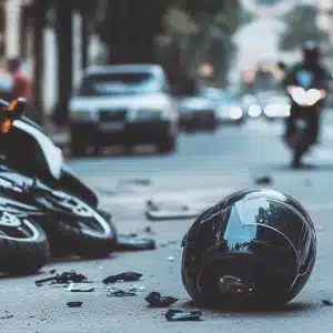 A motorcycle accident